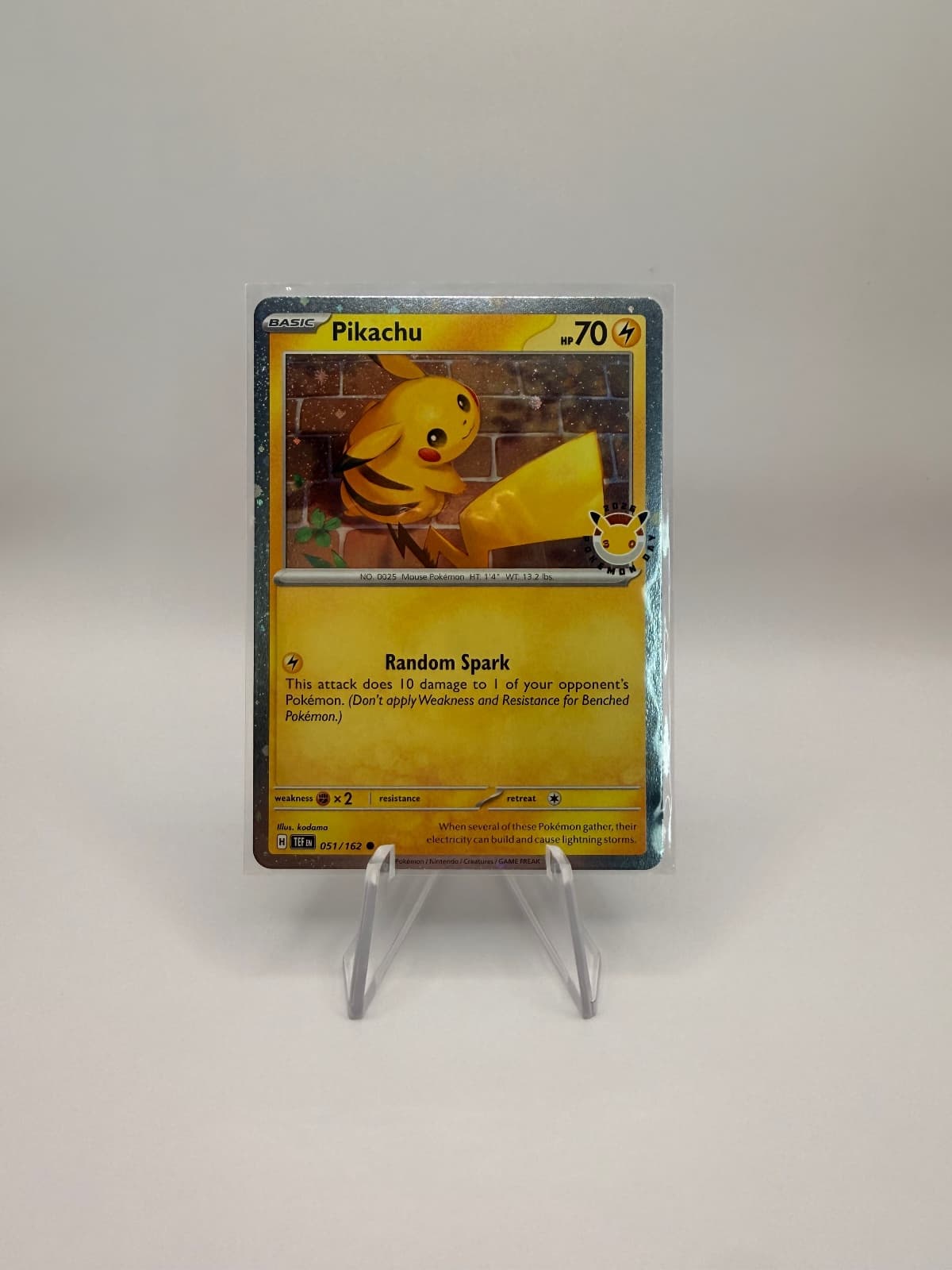 Pikachu Pokémon day promo