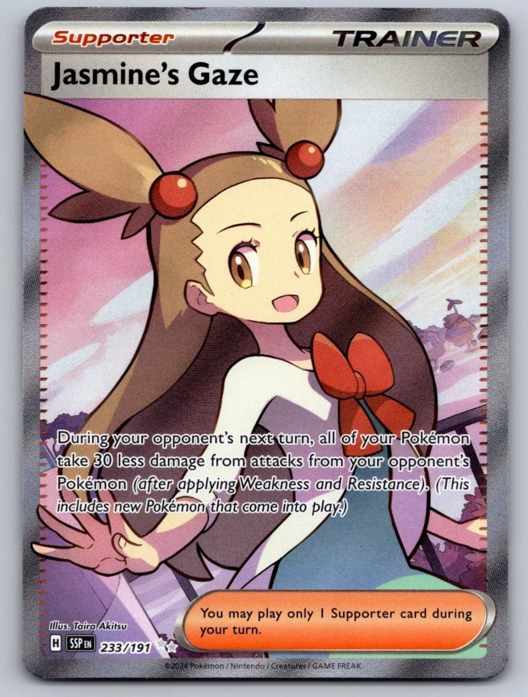 Surging Sparks Jasmine's Gaze 233/191 Ultra Rare