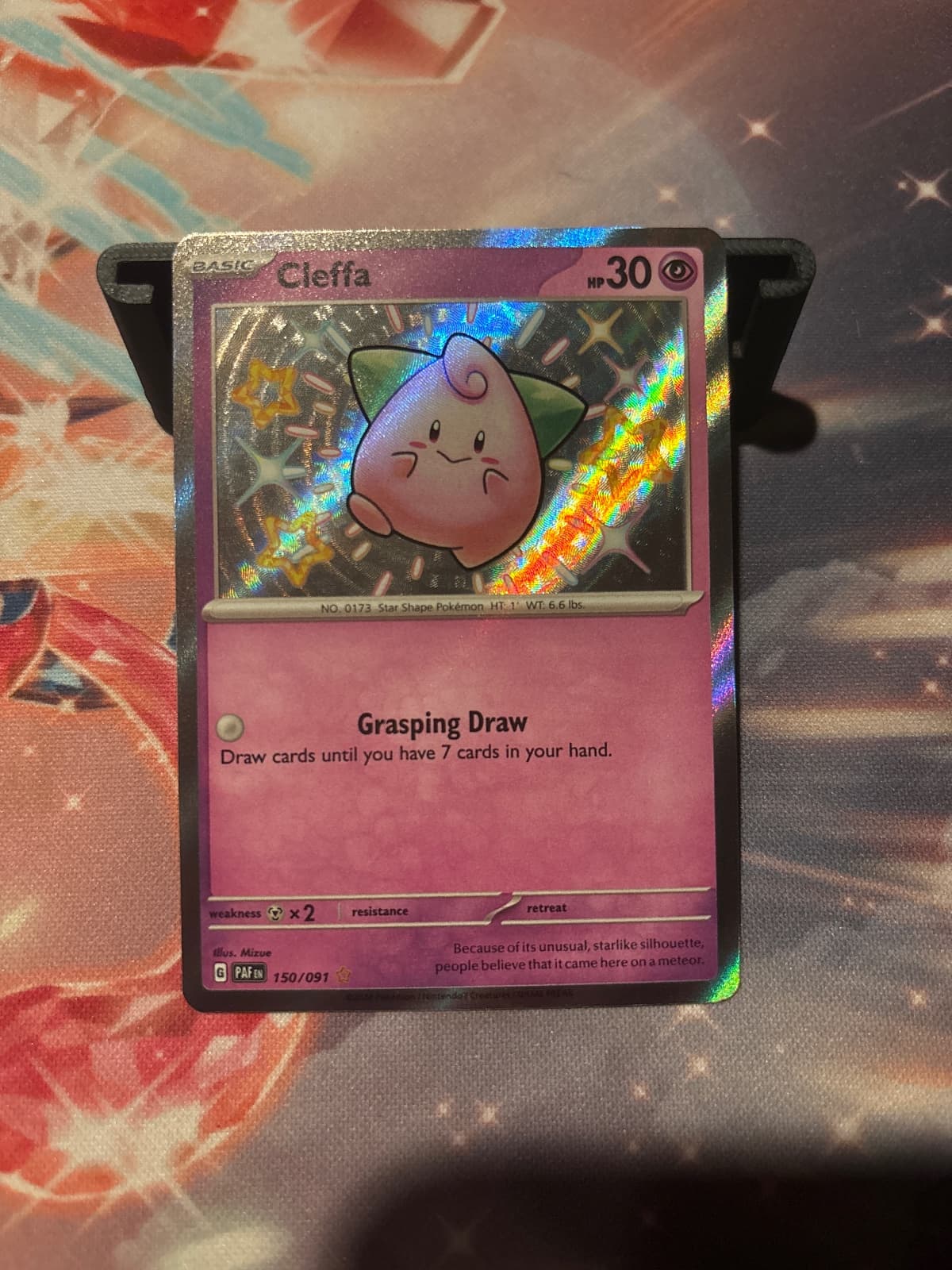 Cleffa - Paldean Fates - Shiny Rare
