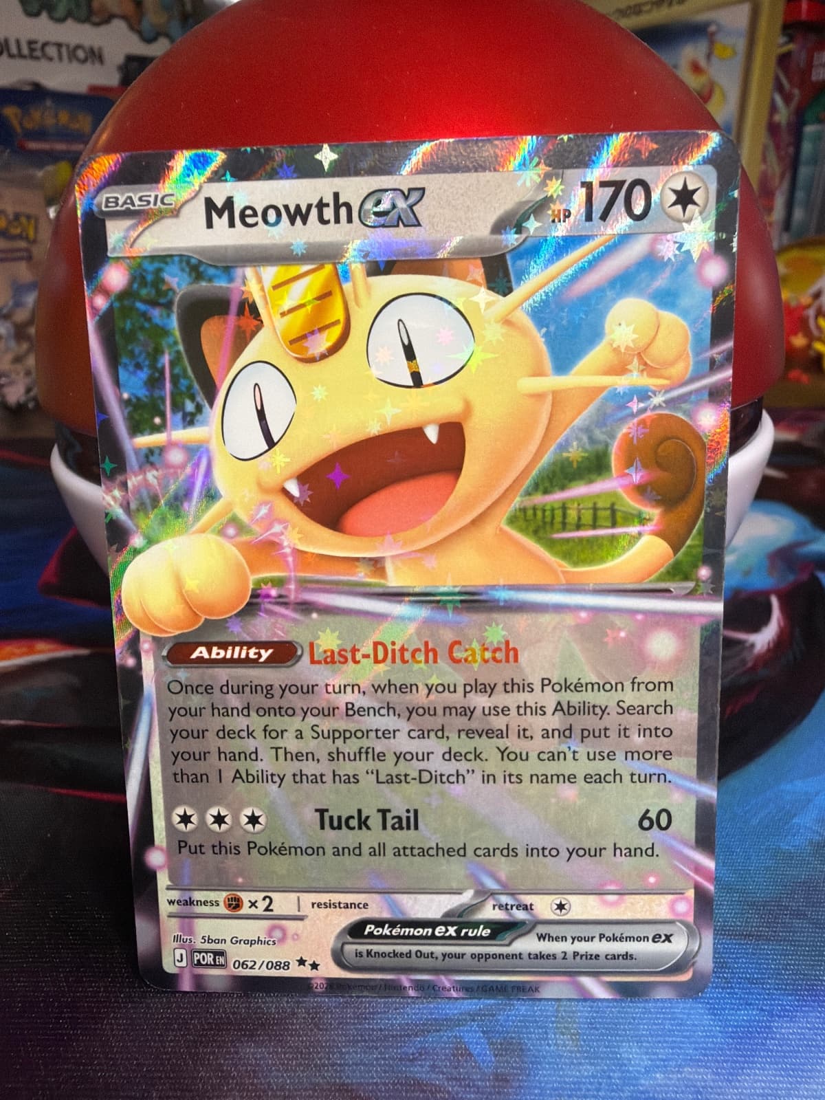 Meowth ex Perfect Order 062/88 Double Rare