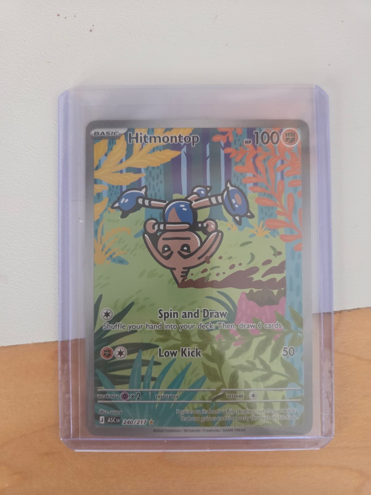 Hitmontop 240 Illustration Rare Ascended Heroes