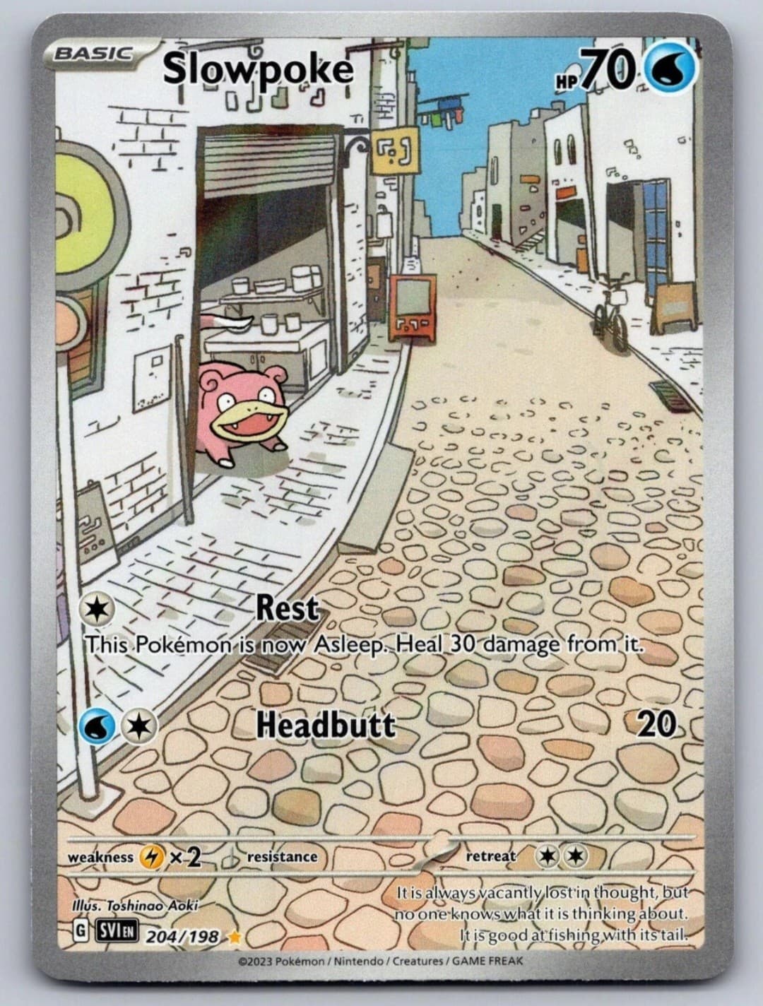 Slowpoke 204/198 Illustration Rare Scarlet &...