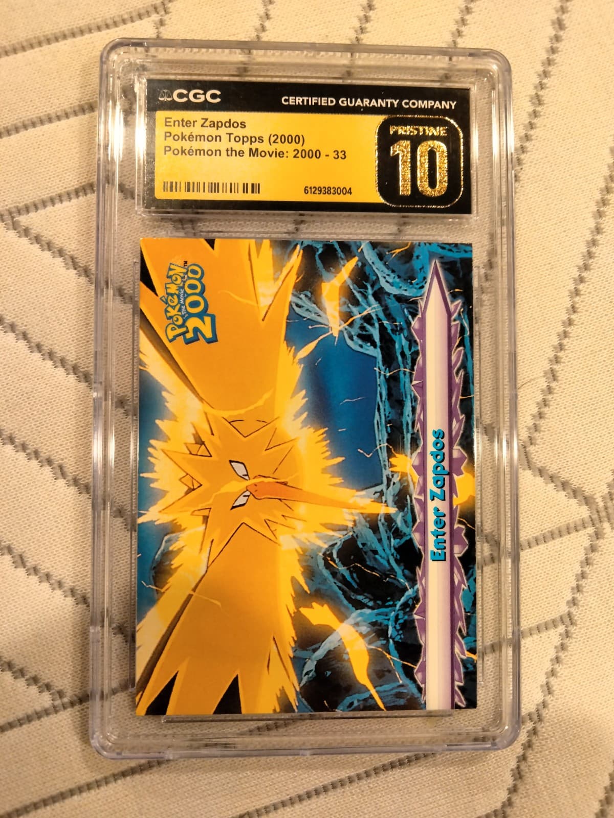 CGC PRISTINE 10 - 2000 Pokemon Topps Enter...