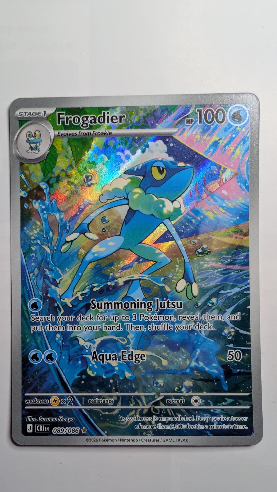 Chaos Rising Frogadier 089/86
