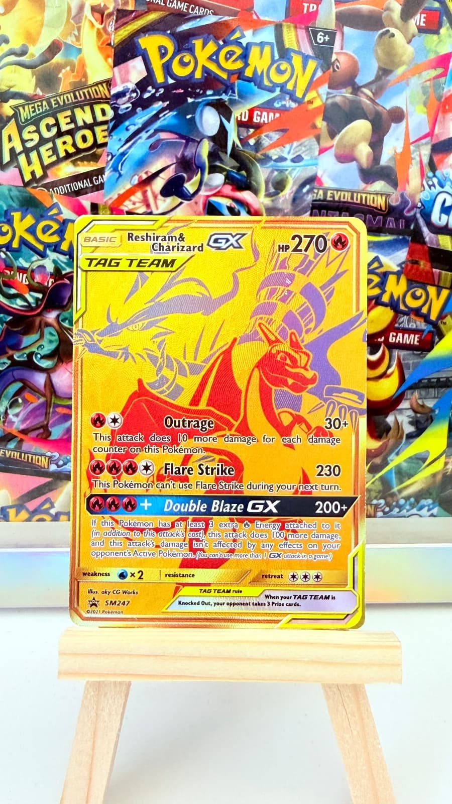 Reshiram & Charizard GX SM Black Star Promos SM247