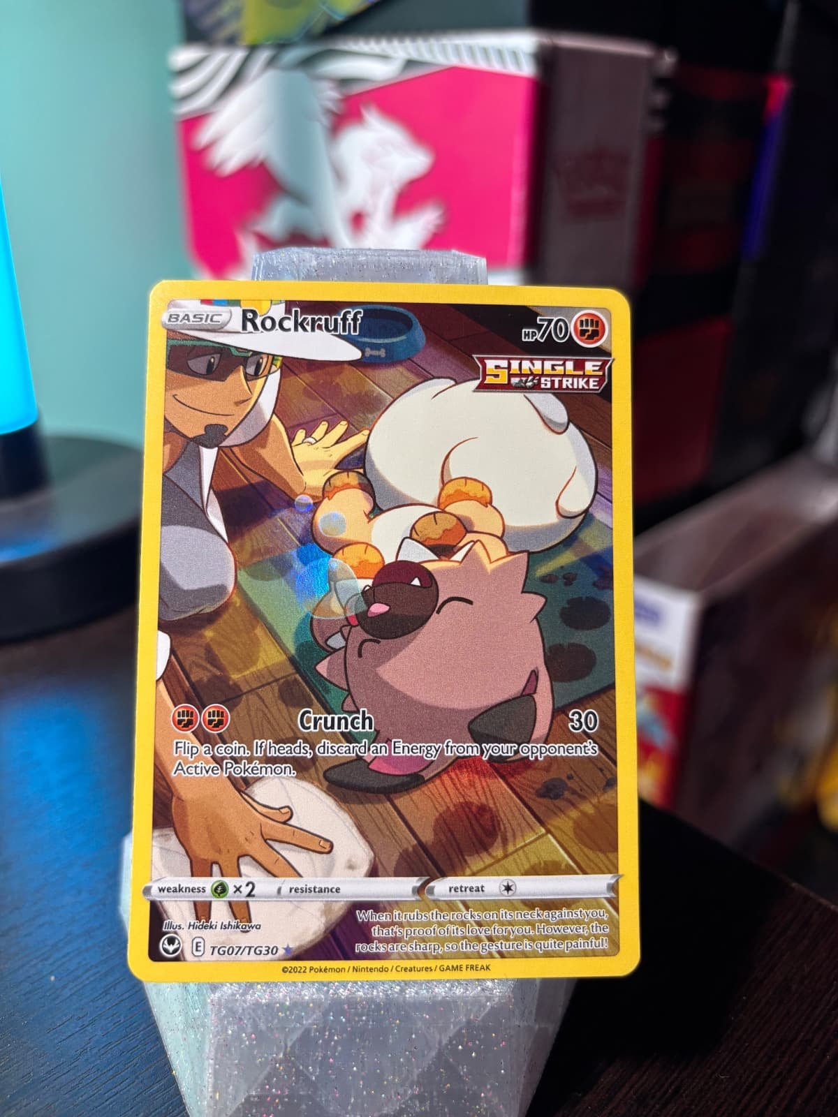 2022 Silver Tempest Rockruff TG07 Holo Rare