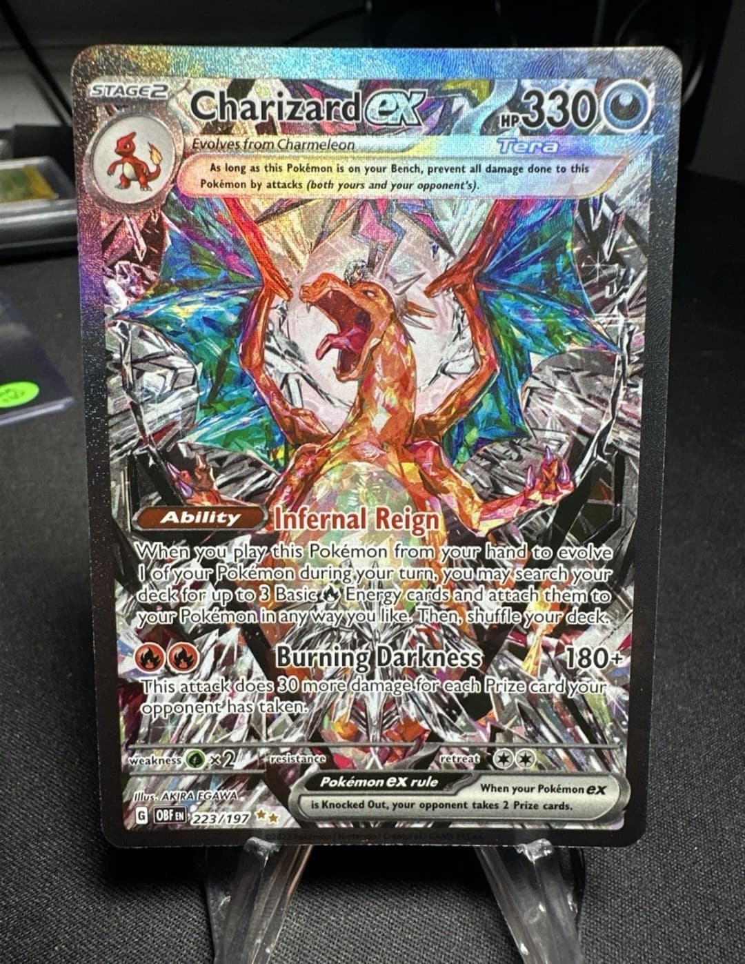 Pokémon TCG Charizard ex 223/197 SV03 Obsidian...