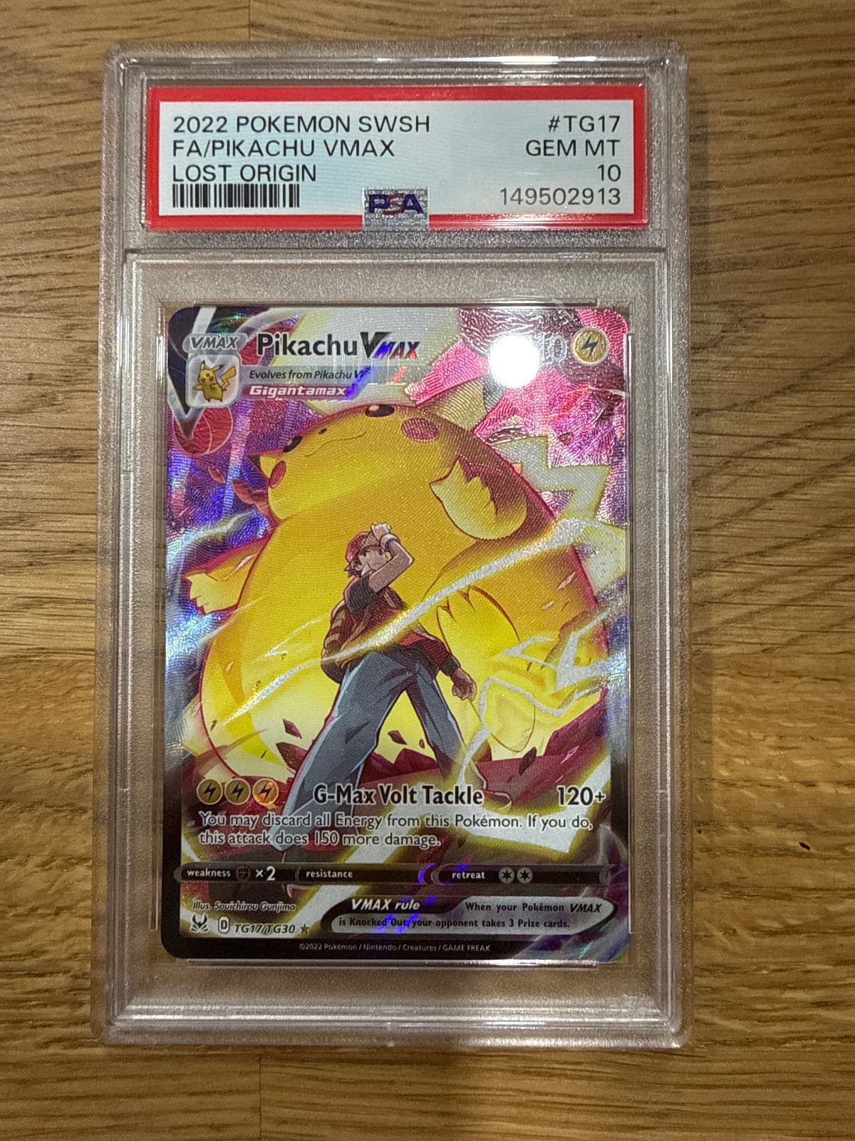 2022 Sword & Shield Lost Origin Pikachu VMAX...