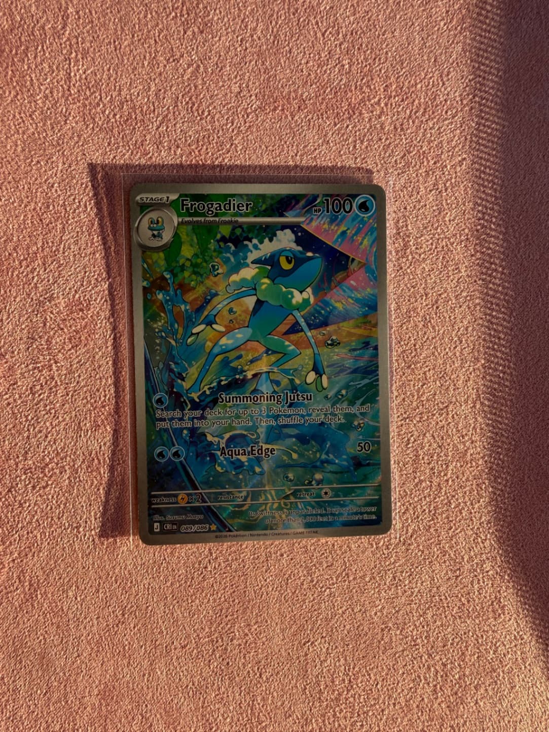 Frogadier Chaos Rising 089/086 Illustration Rare