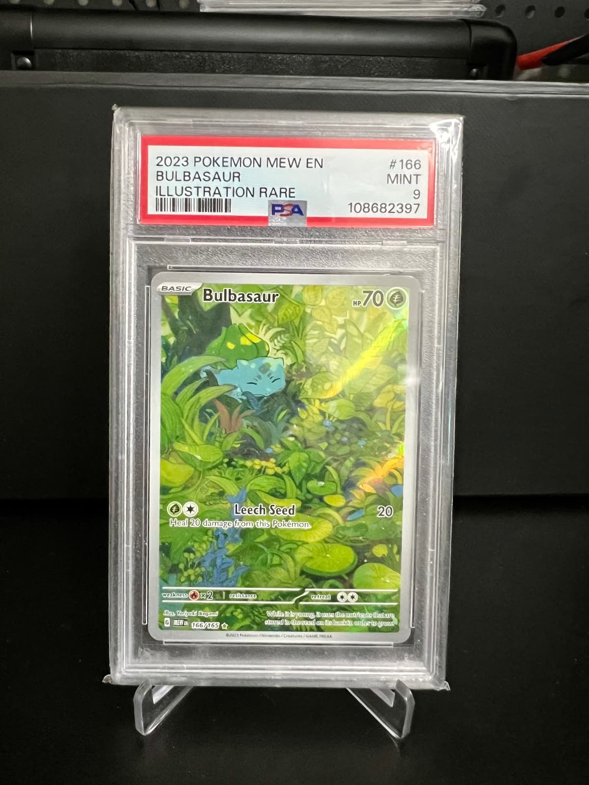 2023 Pokemon Mew Bulbasaur 166 PSA 9