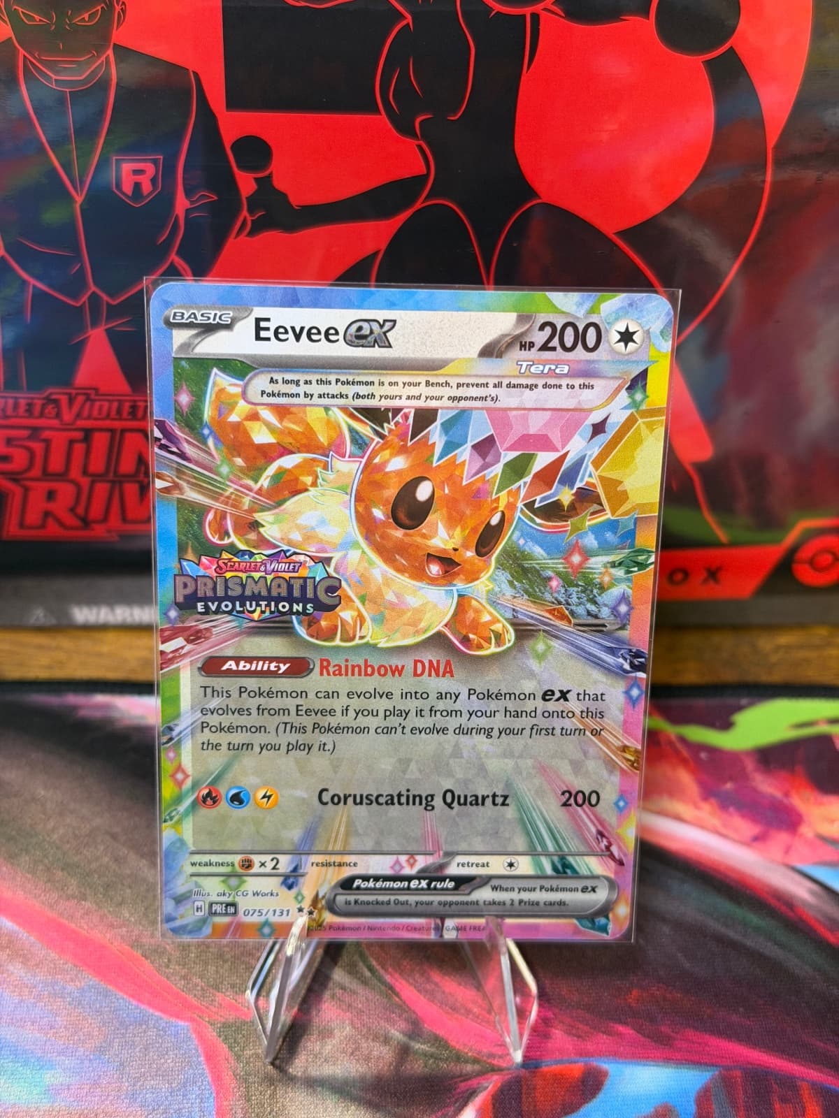 Eevee ex Prismatic Evolutions 075/131 Double Rare