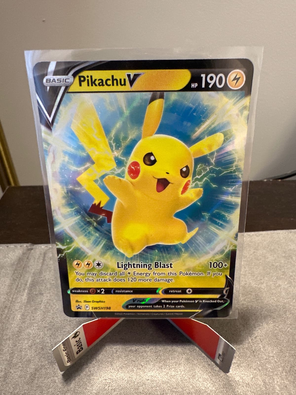 Pikachu V SWSH Black Star Promos SWSH198