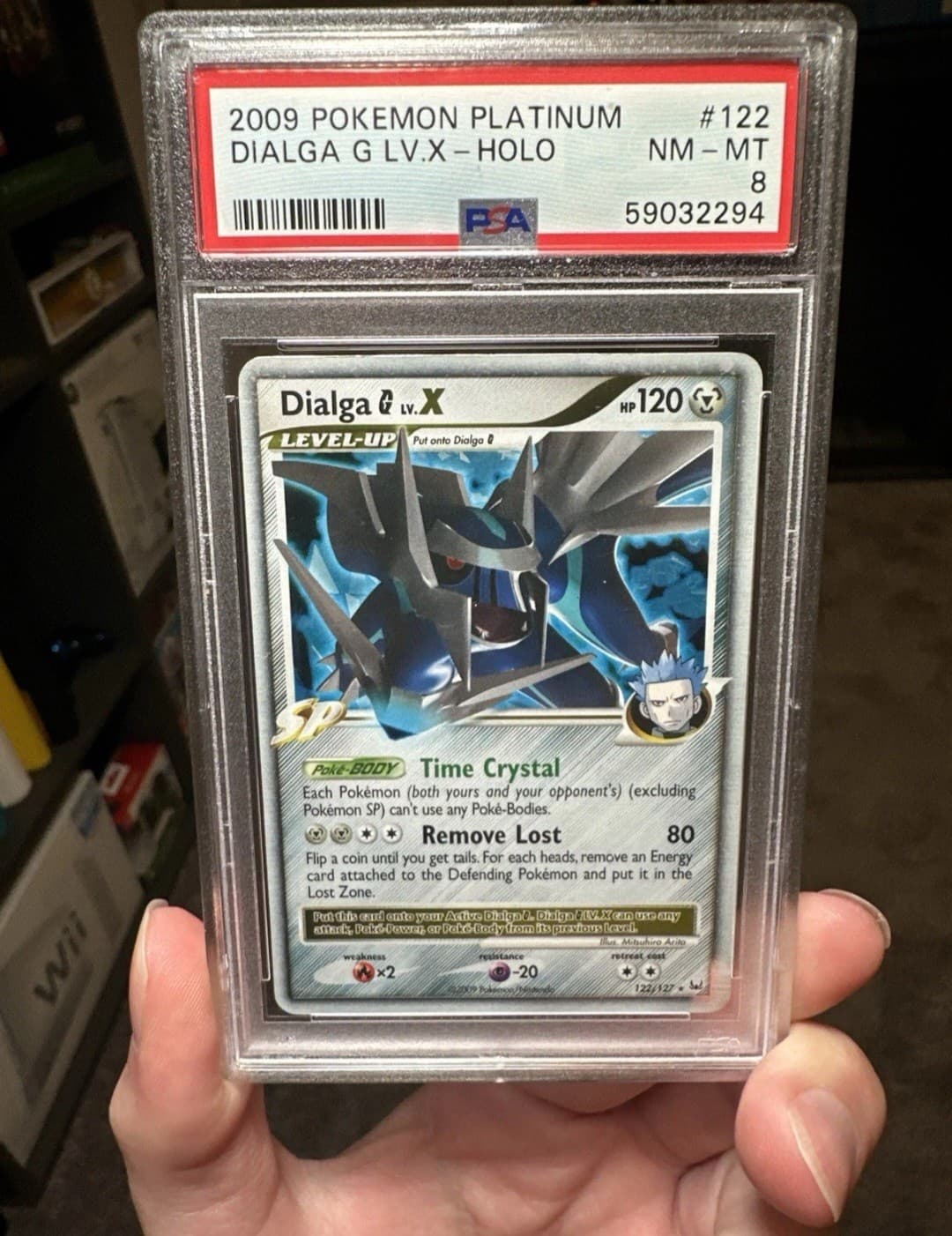 2009 POKEMON PLATINUM #122 DIALGA G LV.X-HOLO...