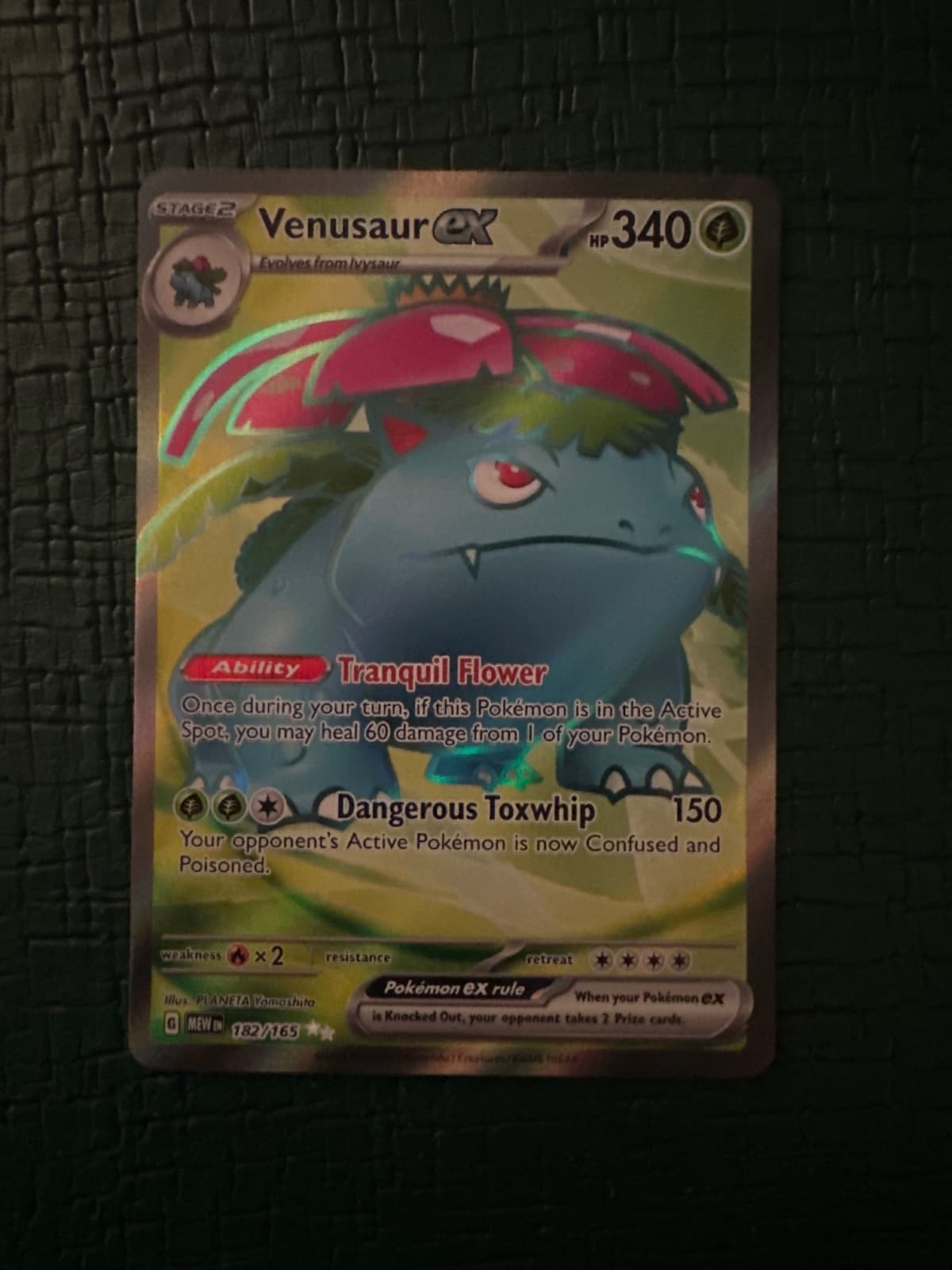 Venusaur ex - 182/165 - SV: Scarlet & Violet...