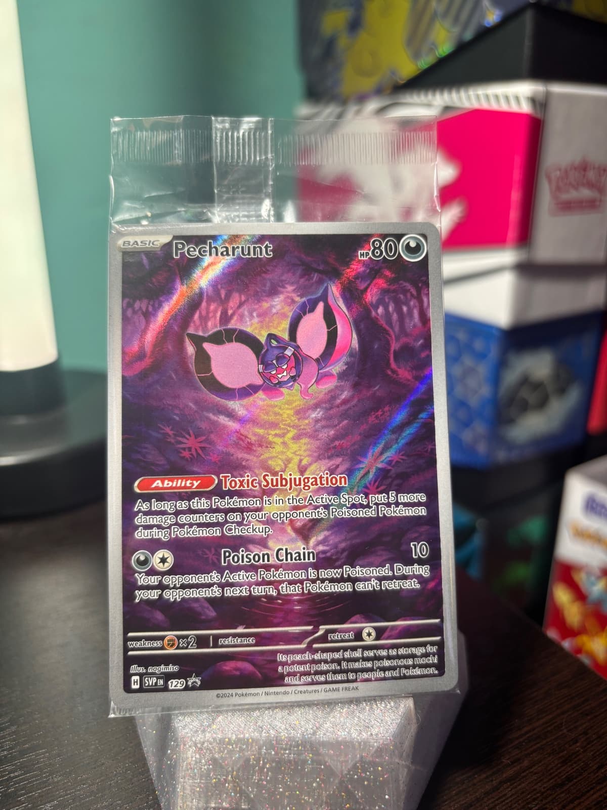 2024 SVP Black Star Promos Pecharunt 129/225