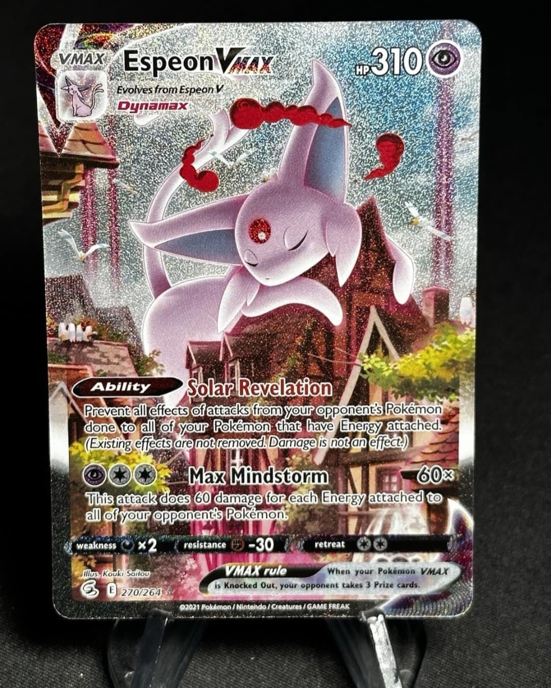Pokemon SWSH Fusion Strike Espeon VMAX 270/264...