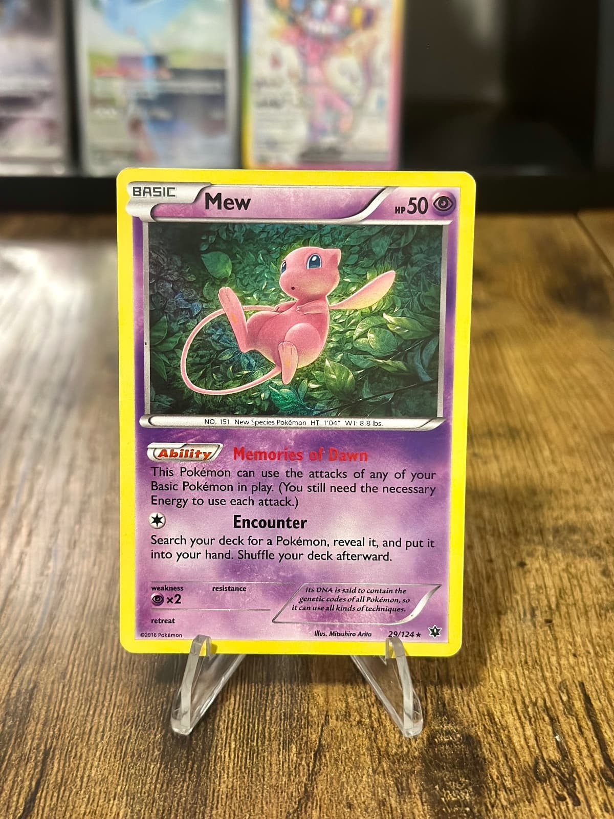 2016 Fates Collide Holofoil Mew 29/124
