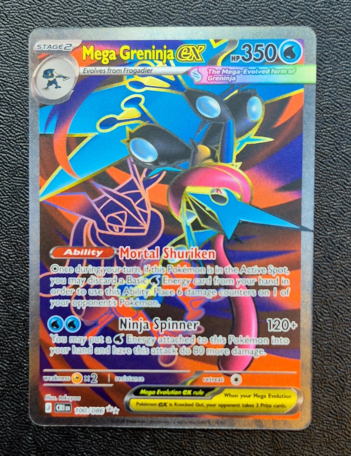 Mega Greninja Ex #100