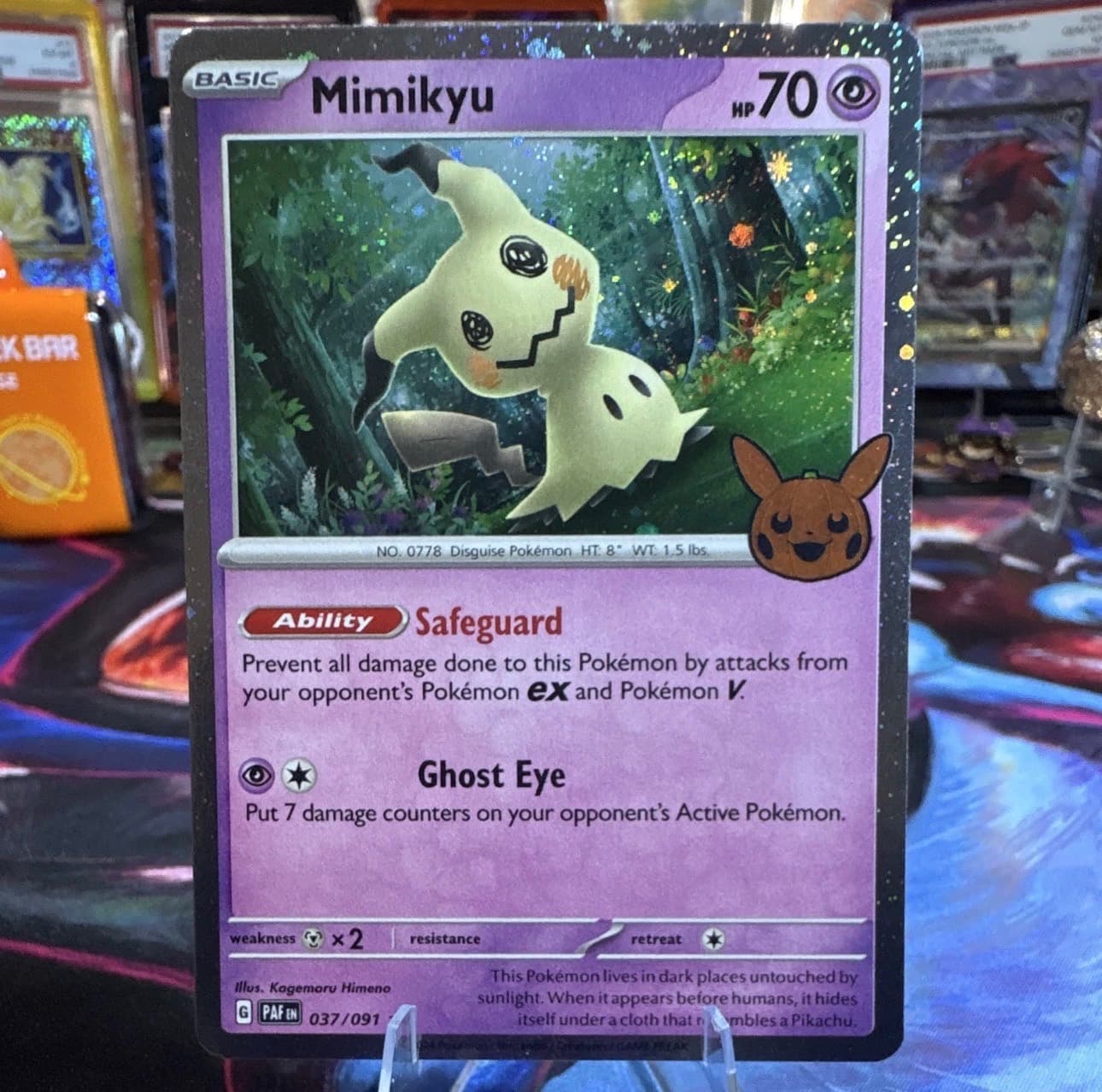 💫 Swirly Mimikyu 037/091 Trick or Trade 2024...
