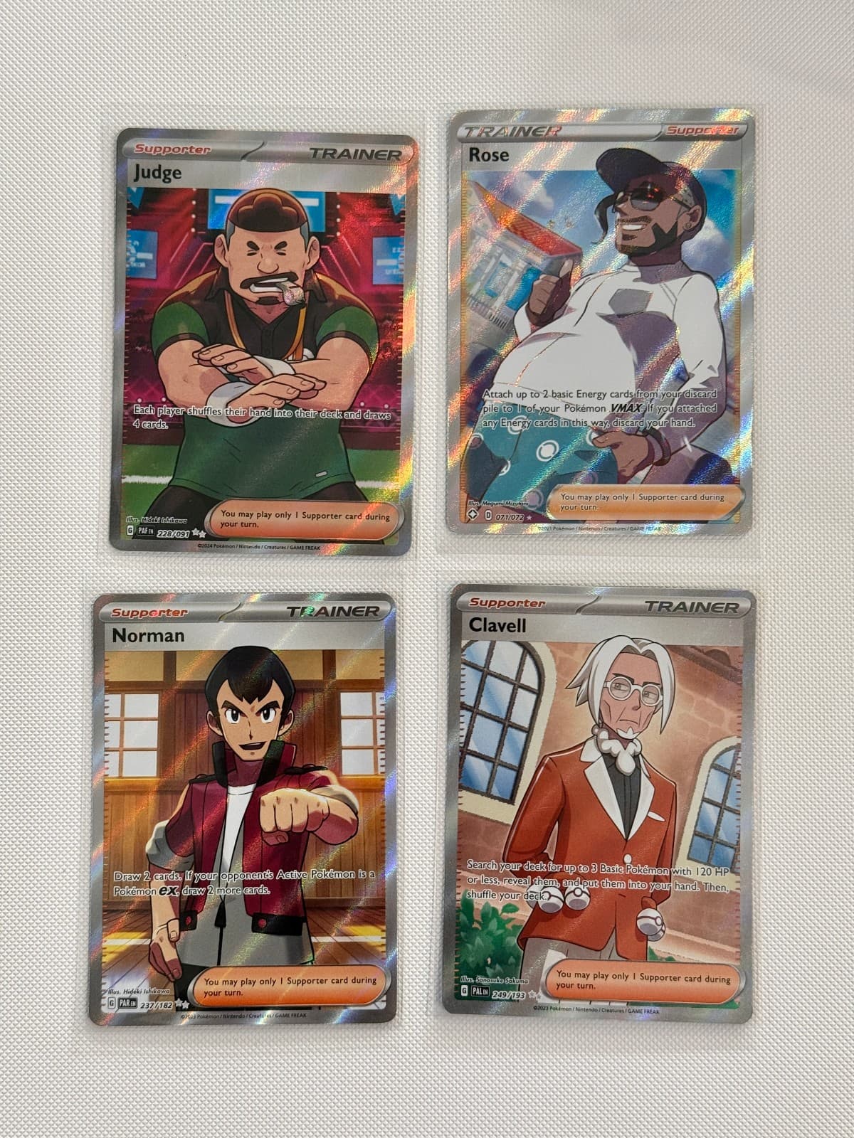 Lot of Male Trainers - Judge, Rose, Norman,...