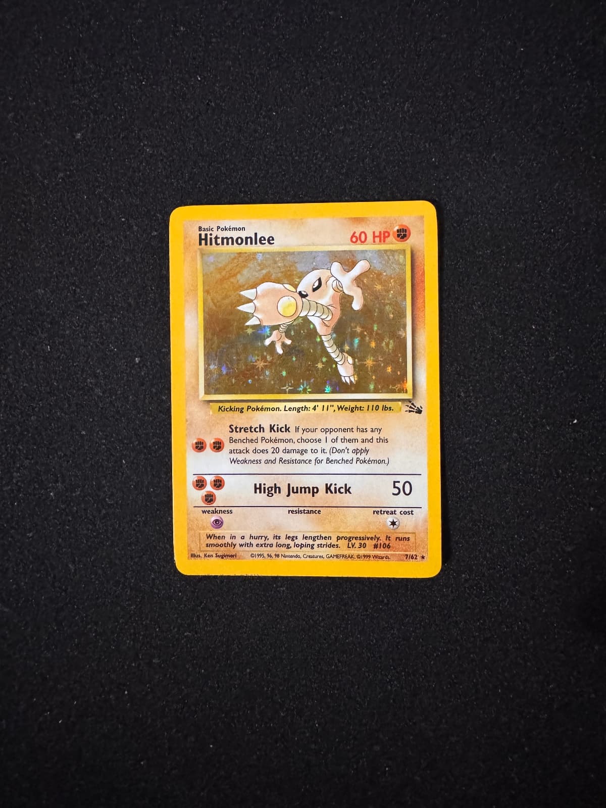 Fossil Hitmonlee 7/62
