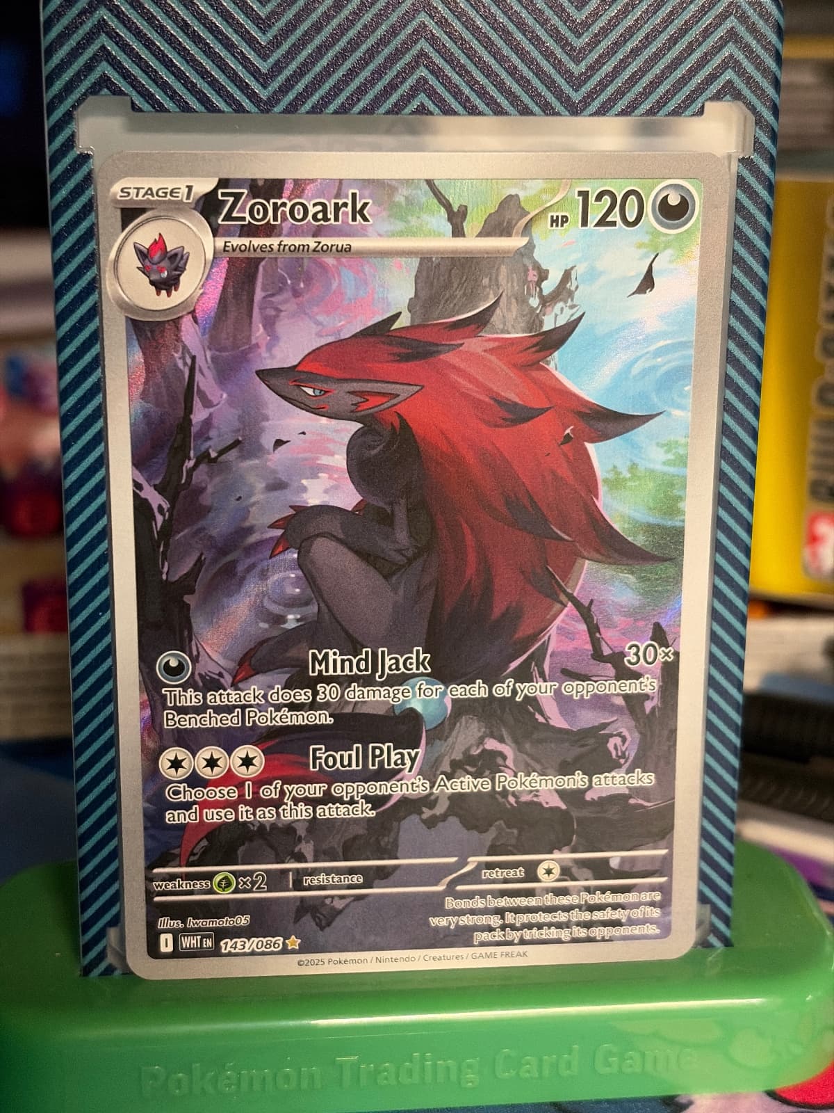 2025 White Flare Zoroark 143/86 Illustration Rare