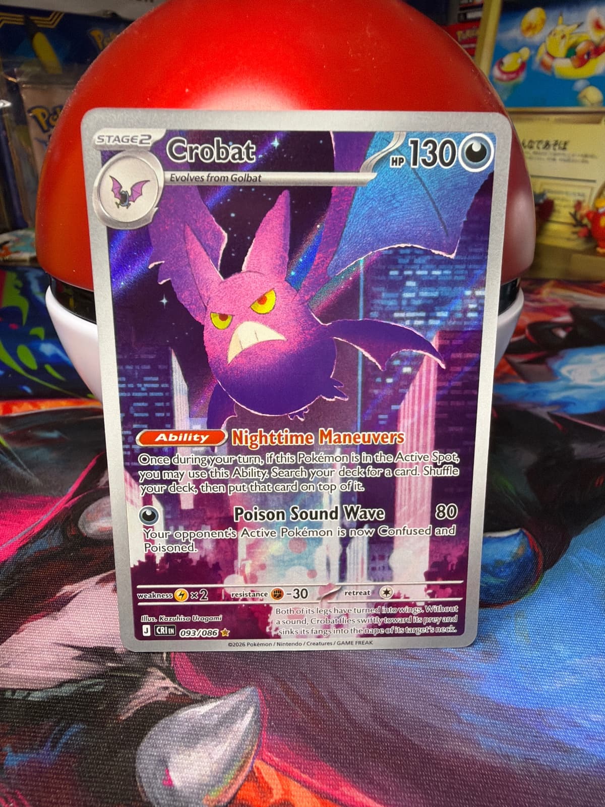 Crobat #93 Pokemon Chaos Rising