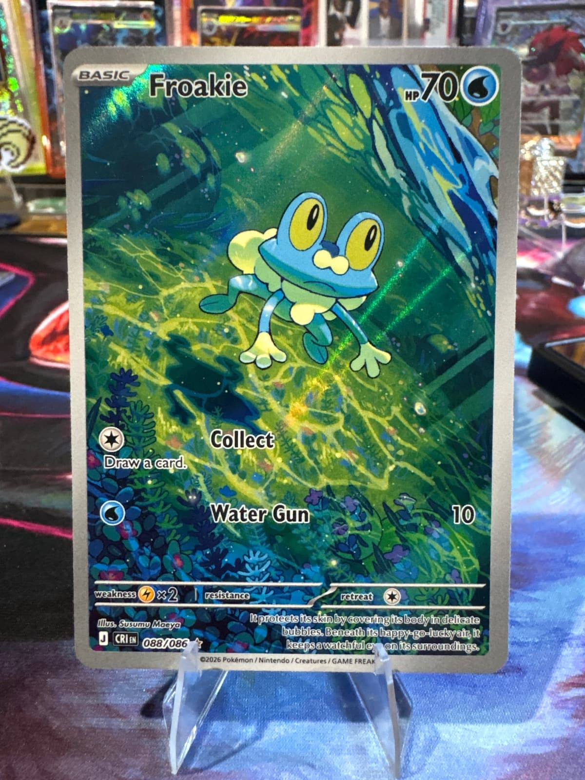 2026 Chaos Rising Froakie 088/86 Illustration Rare
