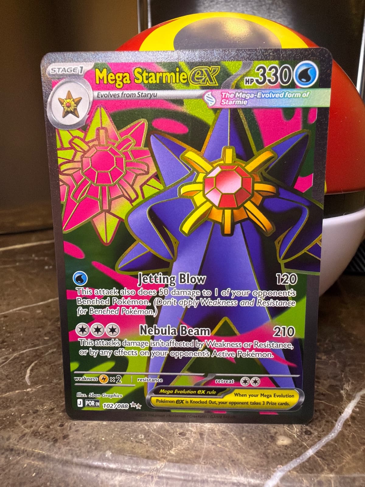 Mega Starmie ex Perfect Order 102/088 Ultra Rare