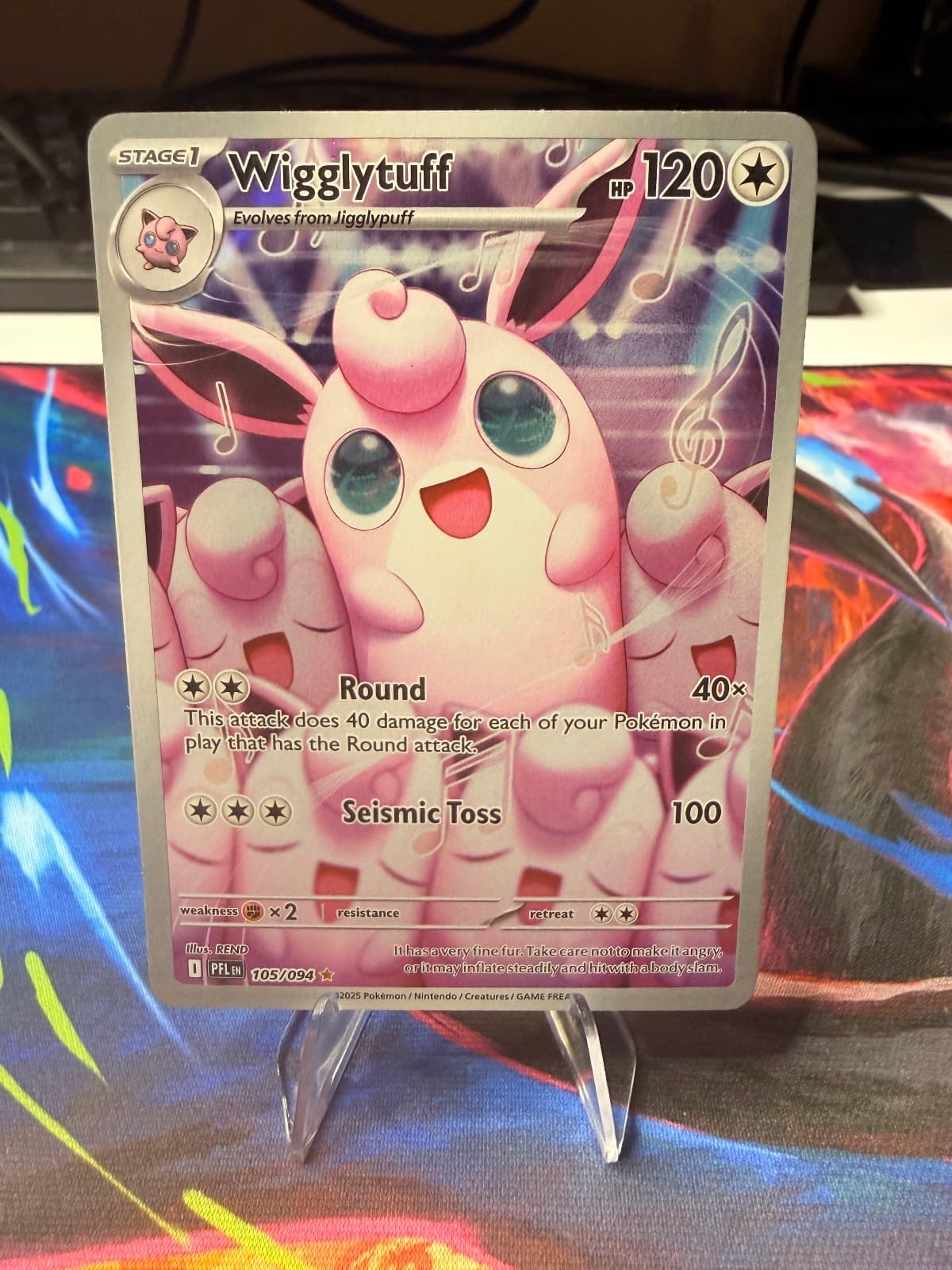 Wigglytuff 105/94 Illustration Rare Phantasmal...