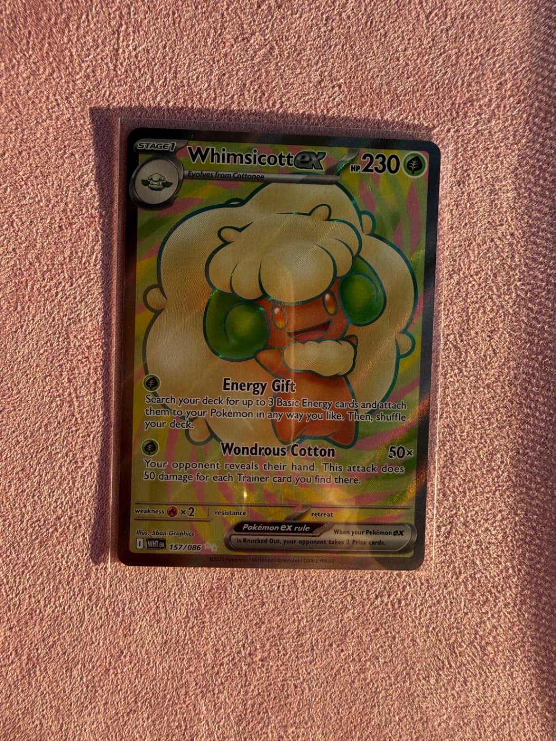 White Flare Whimsicott ex 157/86 Ultra Rare