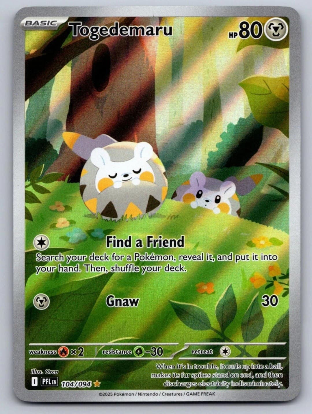 2025 Phantasmal Flames Togedemaru 104/094...