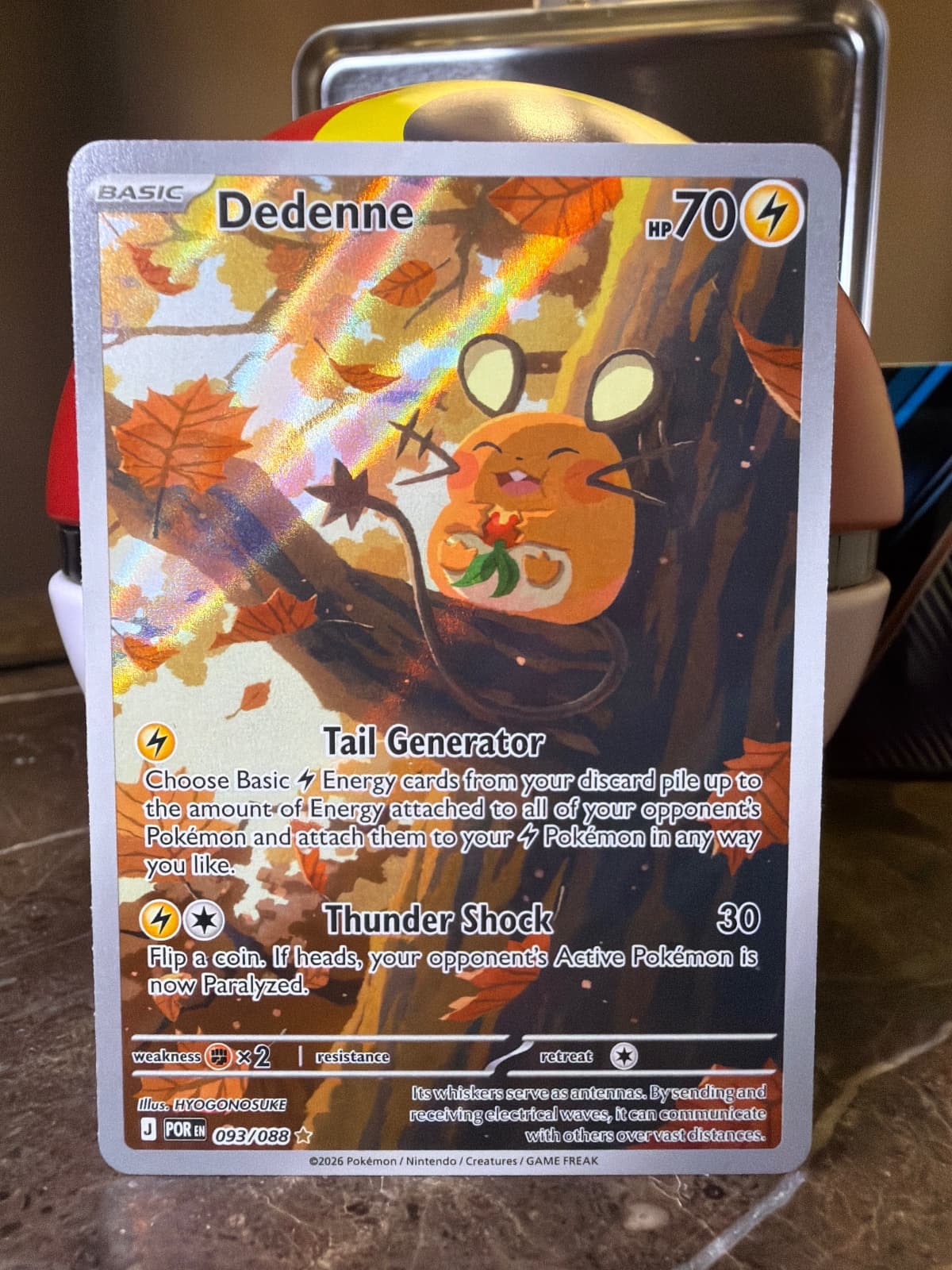 Dedenne #93 Pokemon Perfect Order