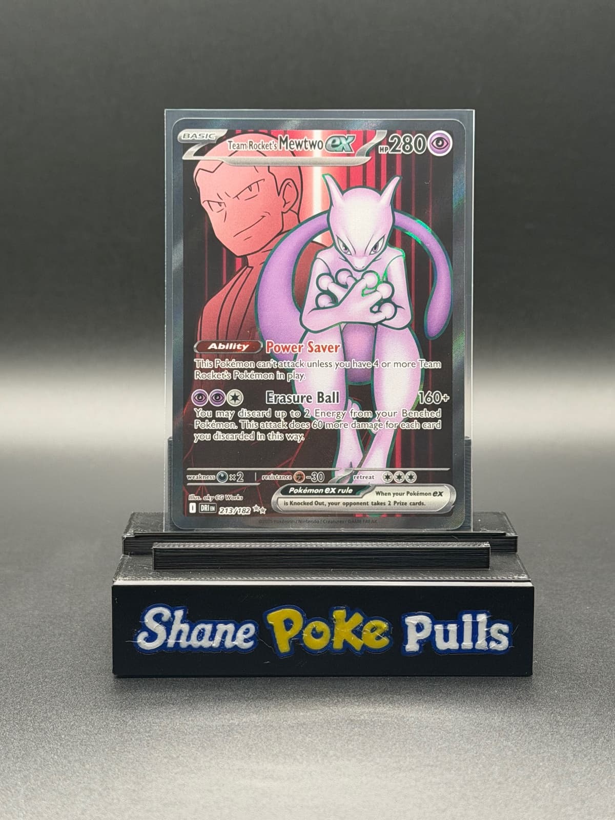 Team Rocket’s Mewtwo ex 213/182 Secret Rare...