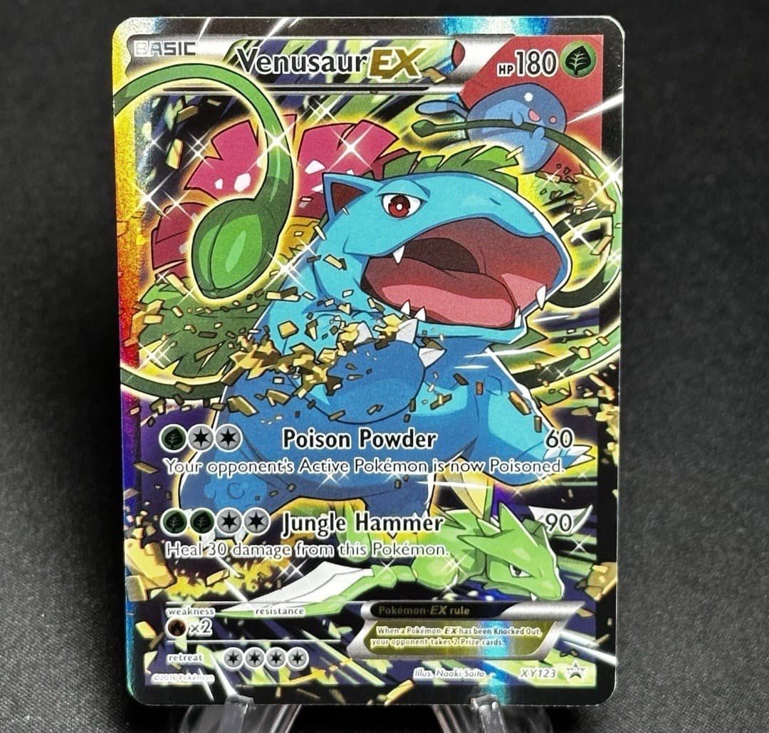 2016 XY Venusaur EX Holo Black Star Promo...