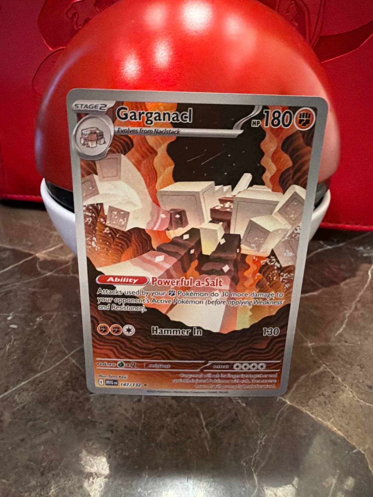 Mega Evolution Garganacl Illustration Rare 147/132