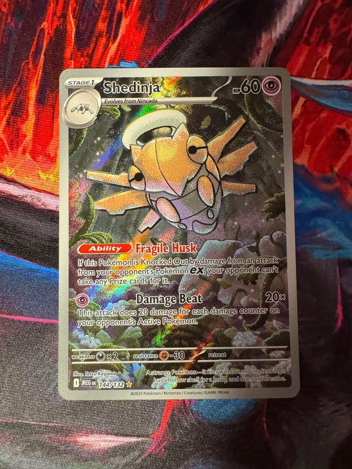 Shedinja 144/132 Illustration Rare Mega Evolution