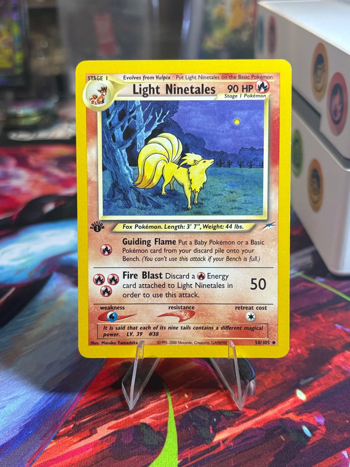 1st Edition Light Ninetales 50/105 Neo Destiny
