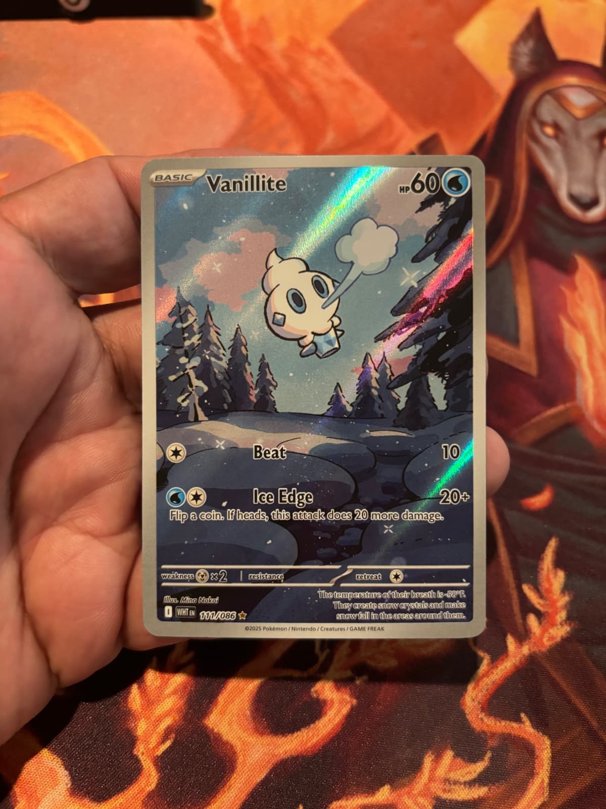 White Flare - Vanillite - Illustration Rare -...