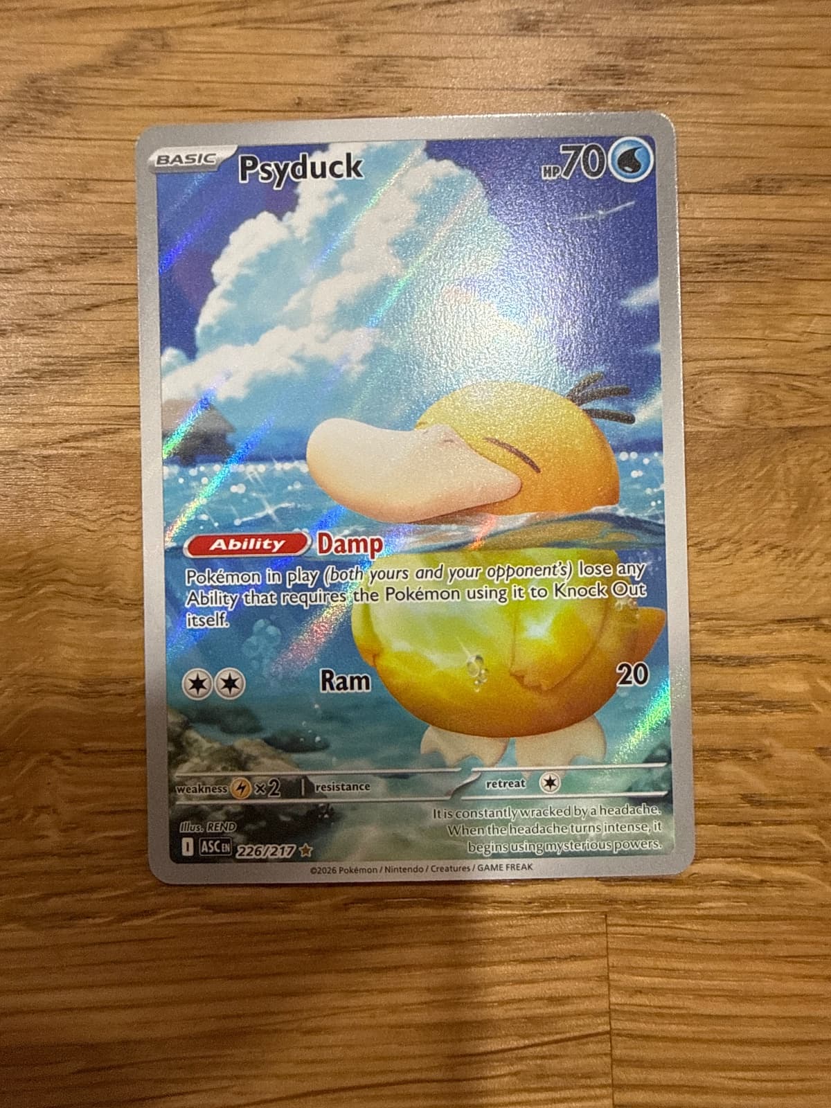 2026 Ascended Heroes Psyduck 226/217...