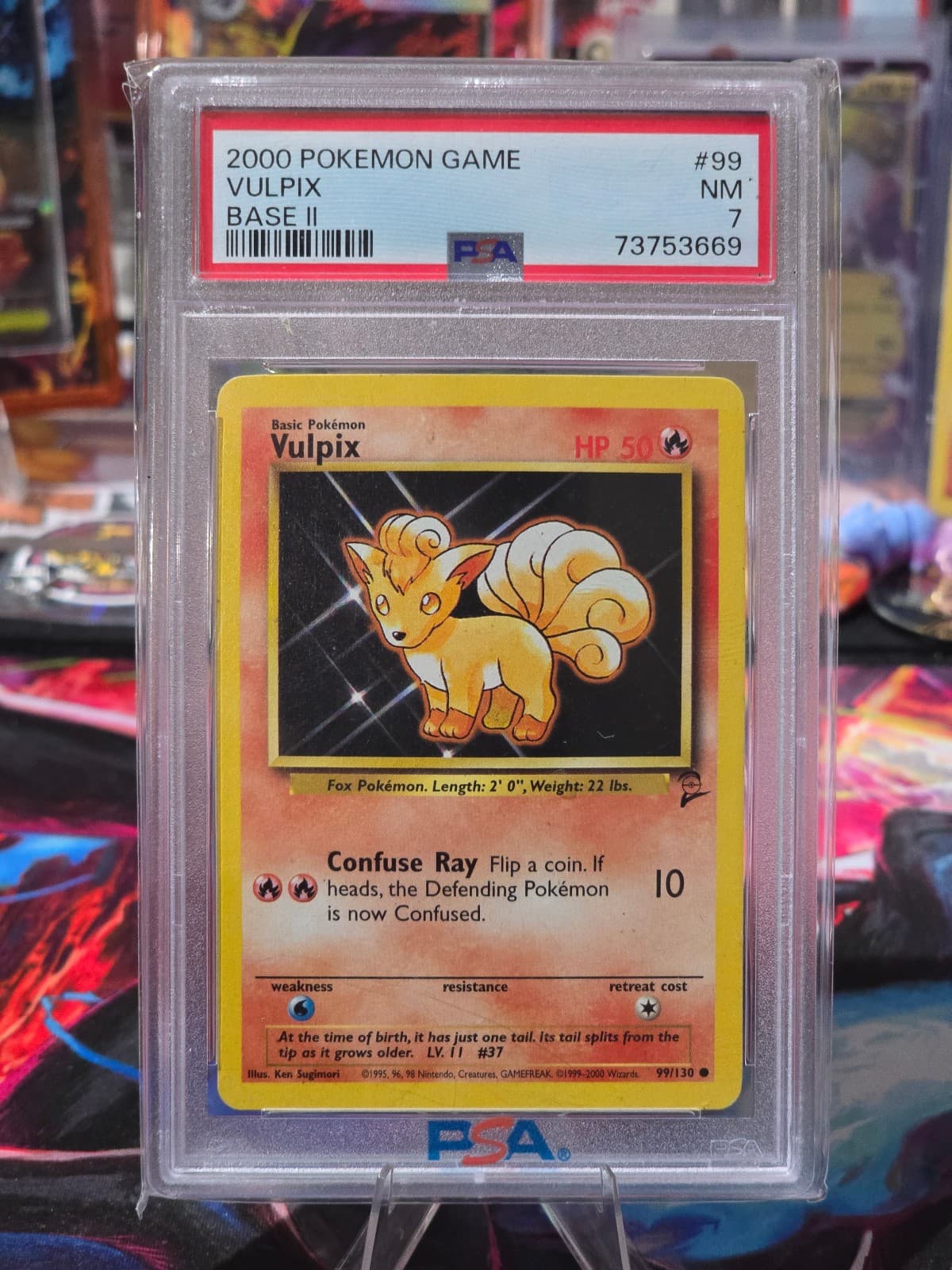 2000 Base II Vulpix 99/130 PSA NM