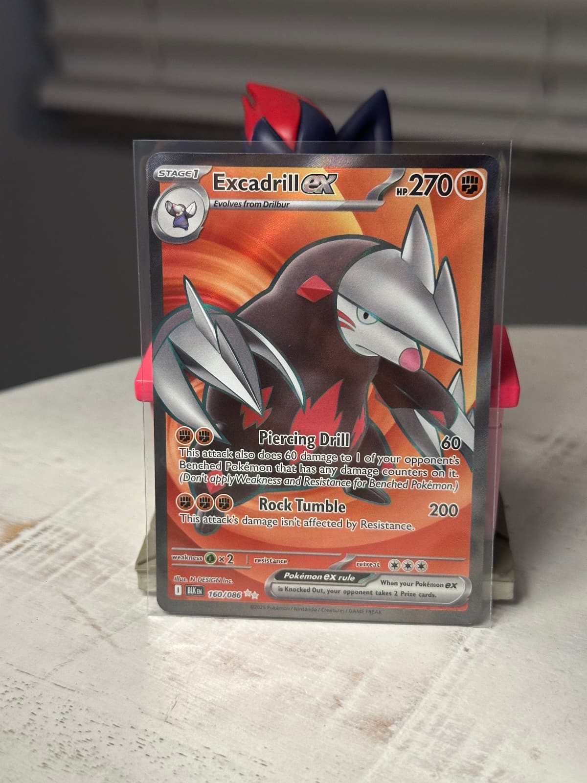 Excadrill ex - 160/086 - SV: Black Bolt (BLK)