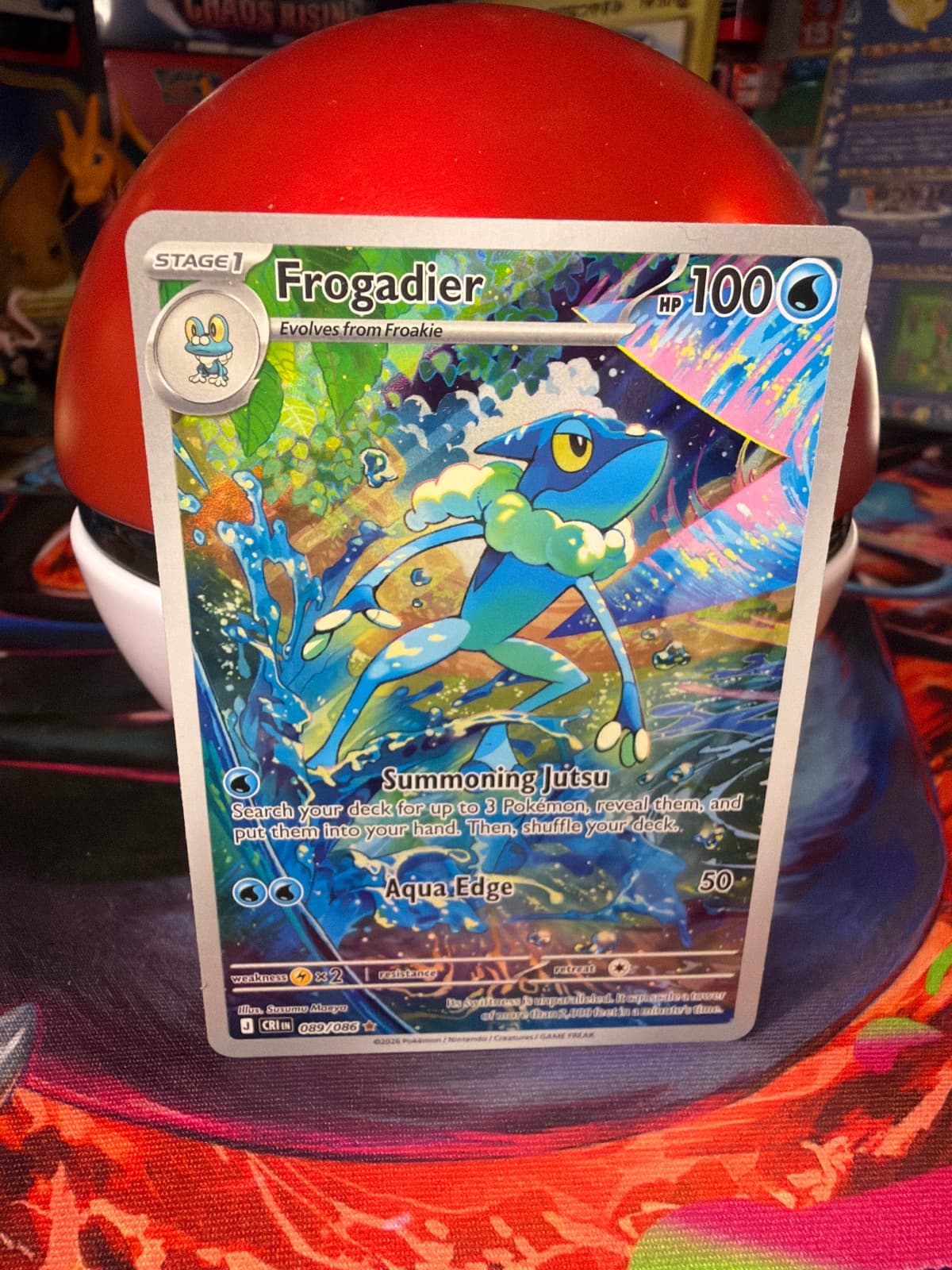 Frogadier #89 Pokemon Chaos Rising