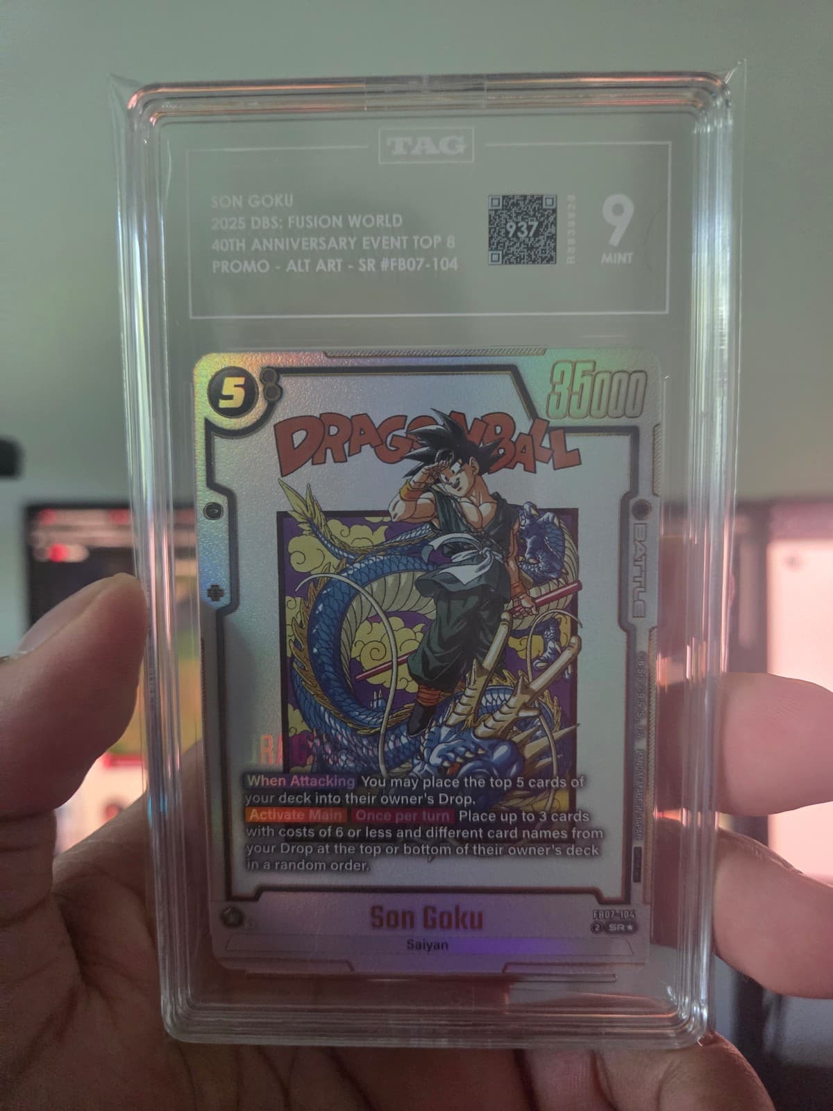 2025 DBS Fusion World Son Goku FB07-104 TAG 9