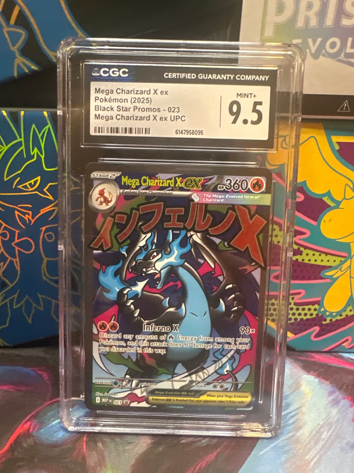 2025 Black Star Promos Mega Charizard X ex 023...