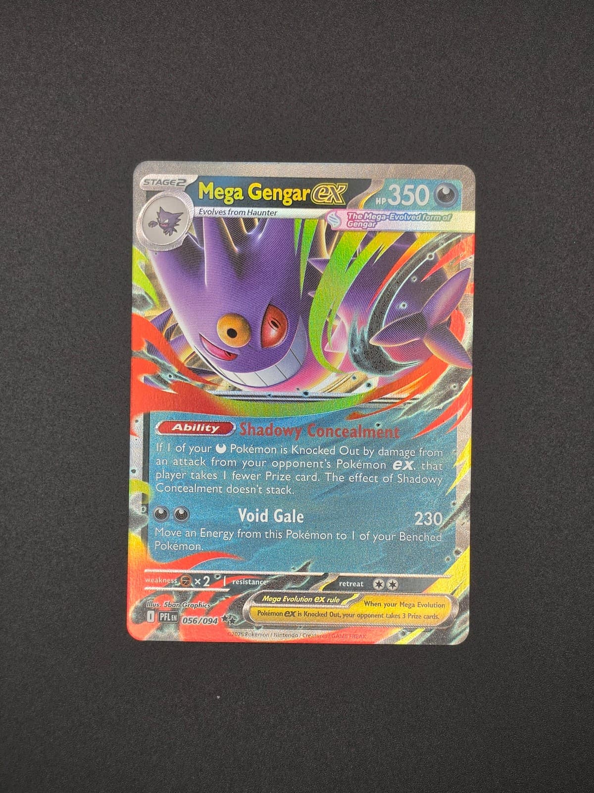 Phantasmal Flames Mega Gengar ex 056/94 Double...