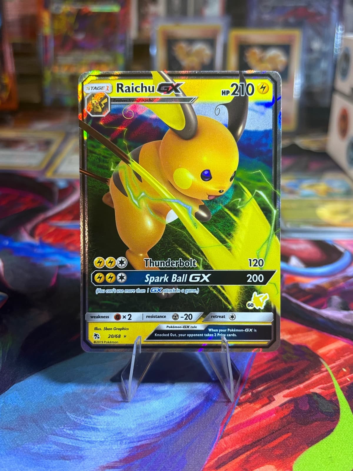 Hidden Fates Raichu GX 20/68 Ultra Rare
