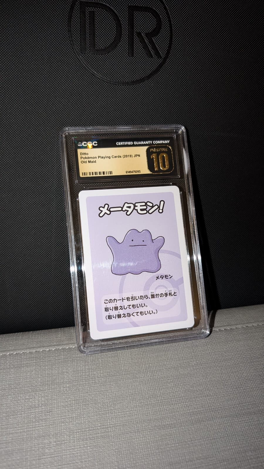 2019 Ditto Pokemon Playing Cards Mettamon CGC...