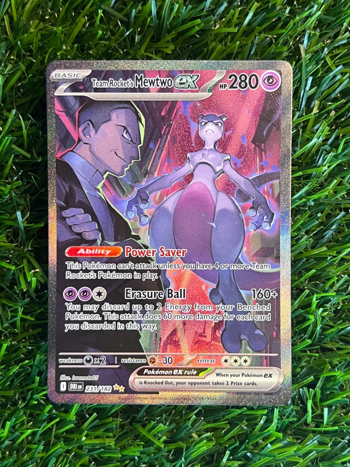 Team Rocket’s Mewtwo EX #231