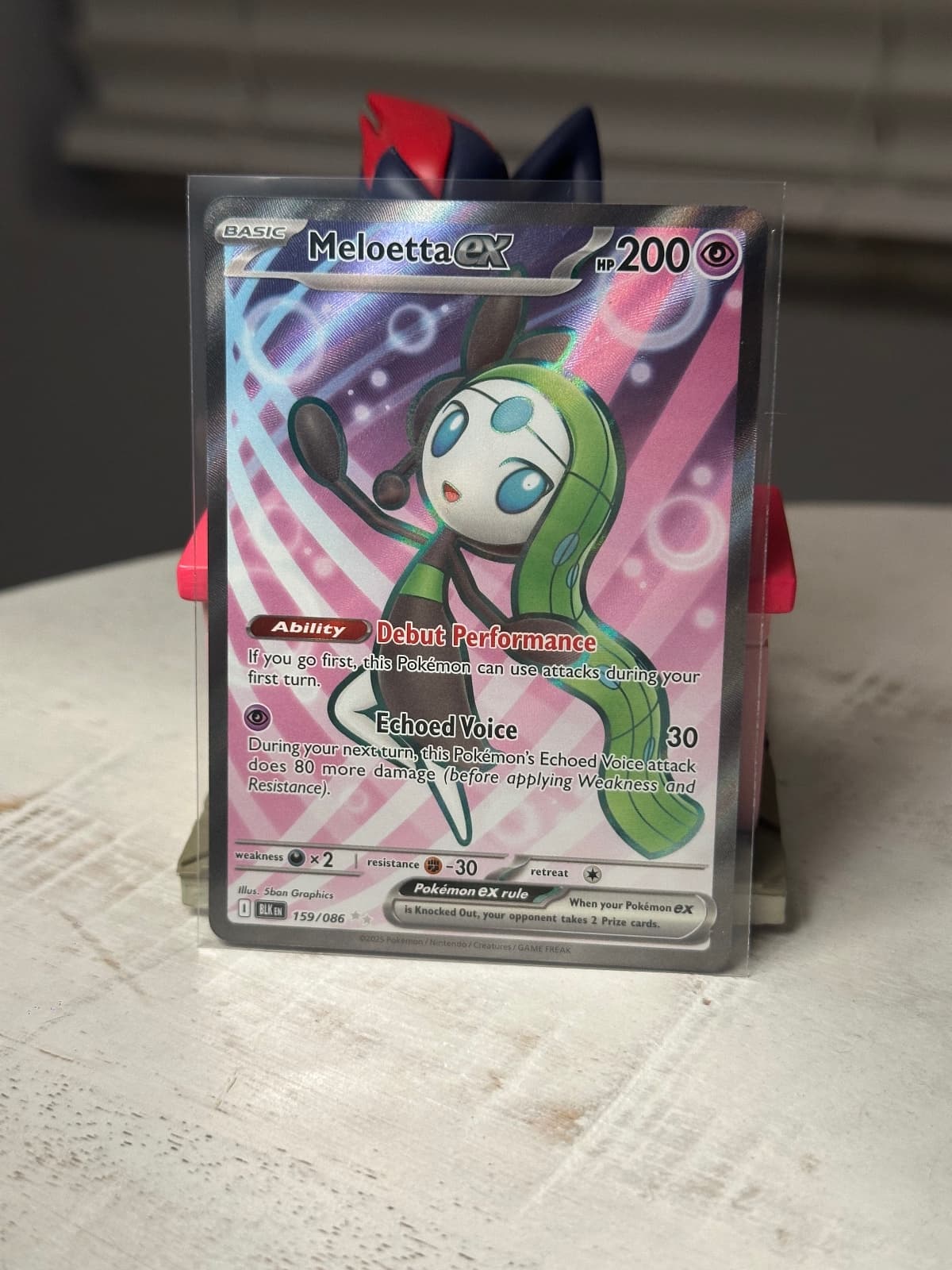 Meloetta ex - 159/086 - SV: Black Bolt (BLK)